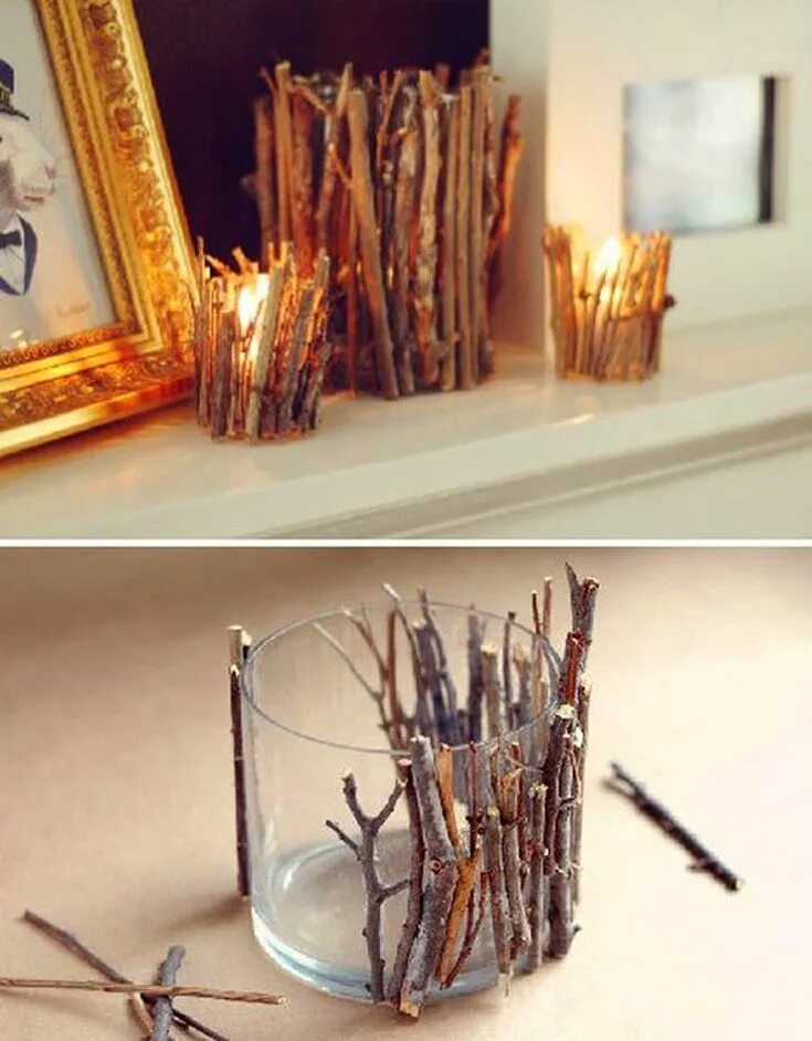 Поделки из веток деревьев своими руками декор Herkesin Bir Gün Mutlaka Denemesi Gereken 13 Kendin Yap (DIY) Projesi Diy home d