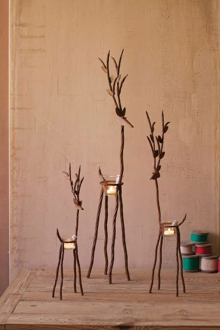 Поделки из веток деревьев своими руками декор Añadir Pin de imagen Christmas deco, Rustic christmas, Christmas display