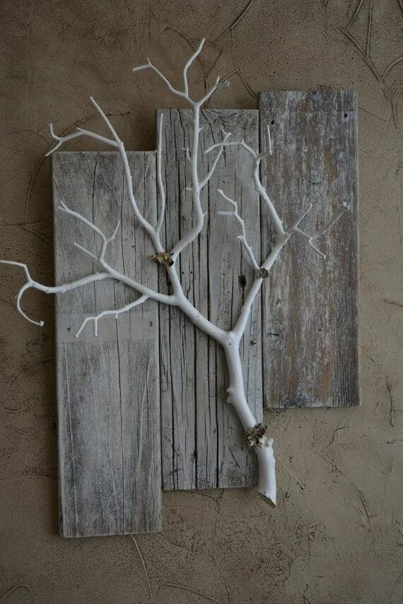Поделки из веток деревьев своими руками декор This item is unavailable Etsy Branch decor, Tree branch decor, Barn wood