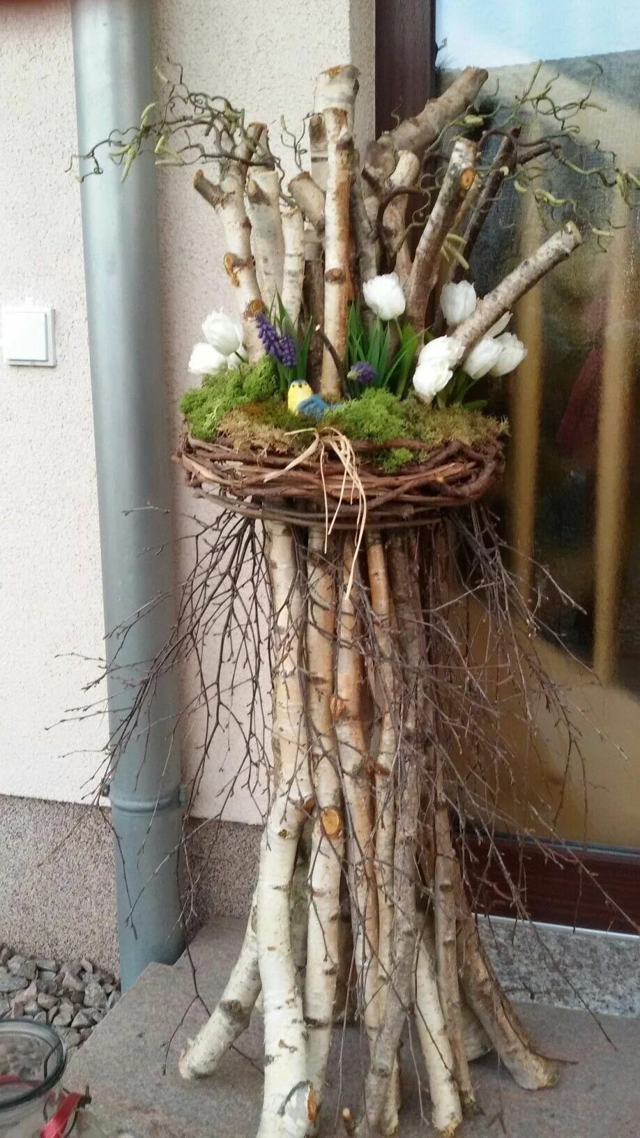 Поделки из веток и деревьев фото Рукоделие со всего мира - Разное OK.RU Spring decor, Fresh decor, Bridal shower 