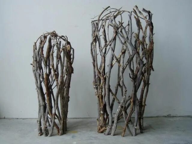 Поделки из веток и деревьев фото Contemporary Basketry: Wood Twig art, Sculpture, Wood art