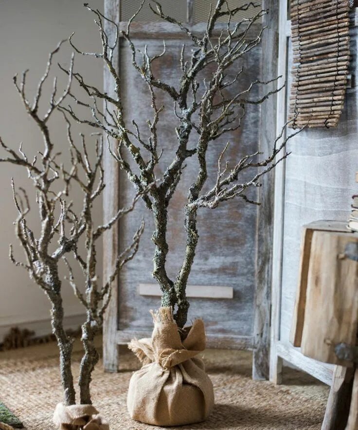 Поделки из веток и деревьев фото Artificial Plants Artificial Withered Tree Etsy Design di natale, Decorazione co