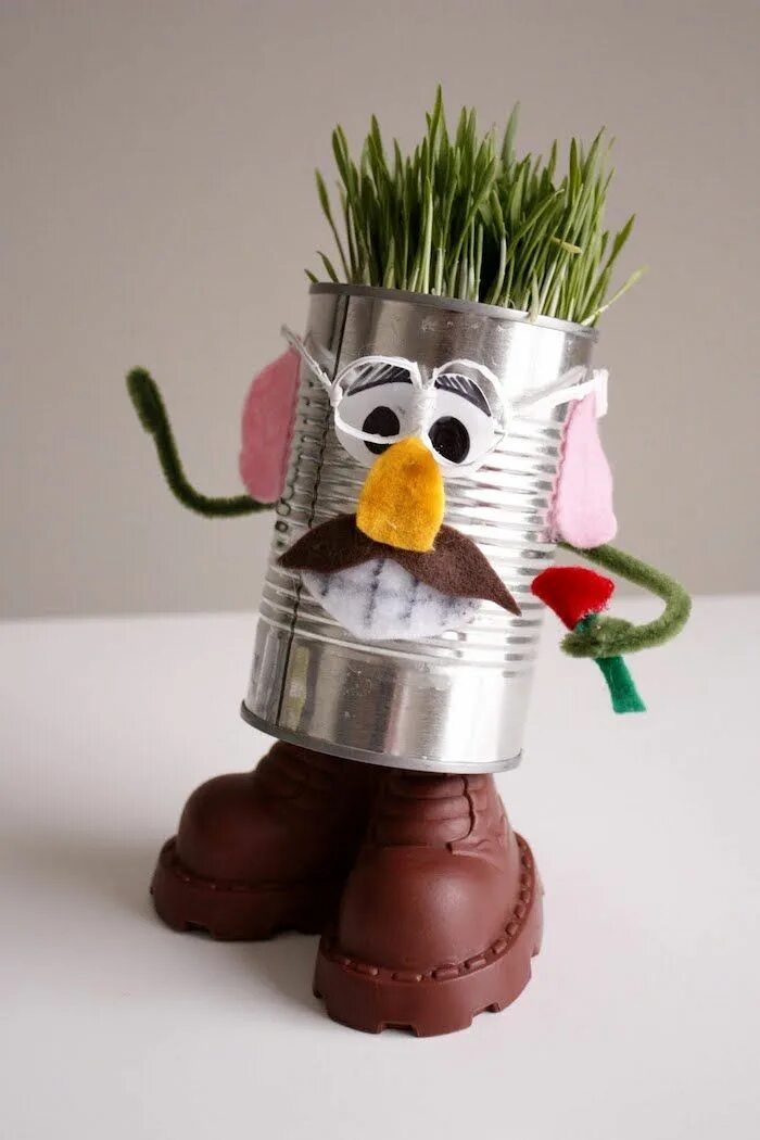 Поделки из вторсырья своими руками фото Recycling basteln - 116 tolle Bastelideen! Crafts, Art for kids, Diy