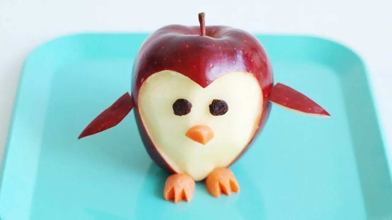 Поделки из яблок фото Fun Fruit Ideas for Kids Fun Food Ideas for Kids - YouTube