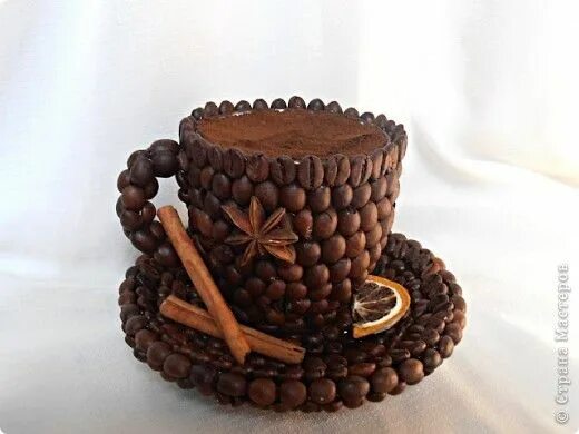 Поделки из зерен кофе своими руками фото из кофе - Google zoeken Coffee crafts, Coffee bean art, Coffee lover
