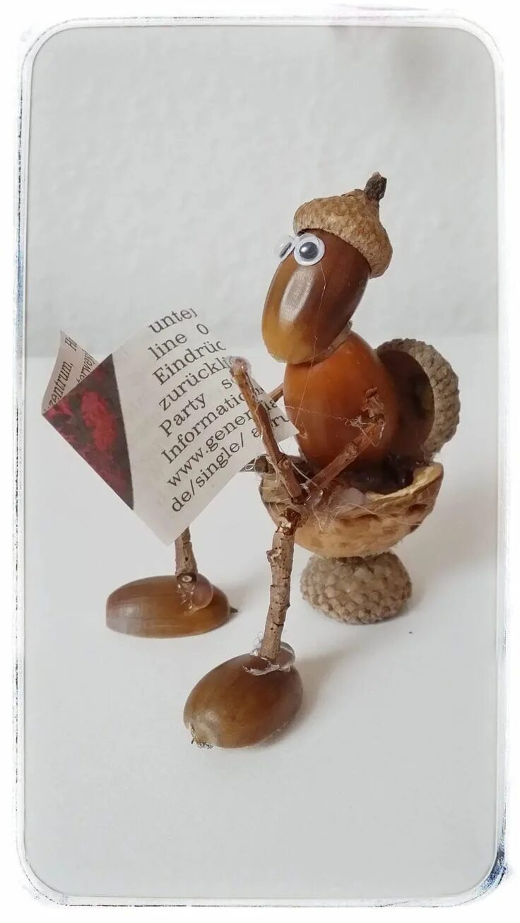Поделки из желудей фото Pin on Bastelideen Acorn crafts, Cones crafts, Crafts