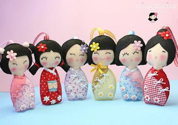 Поделки куклы фото Pin by Maria Teresa Sansotta on PUPAZZI TESSILI - TEXTIL DOLLS Felt dolls, Kokes