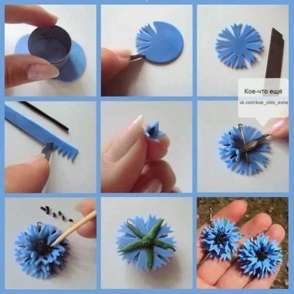 Поделки мастер класс с пошаговым фото Pin by OwenMoli on Tutorial/DIY Succulent, Flower, Food etc Clay Polymer clay fl