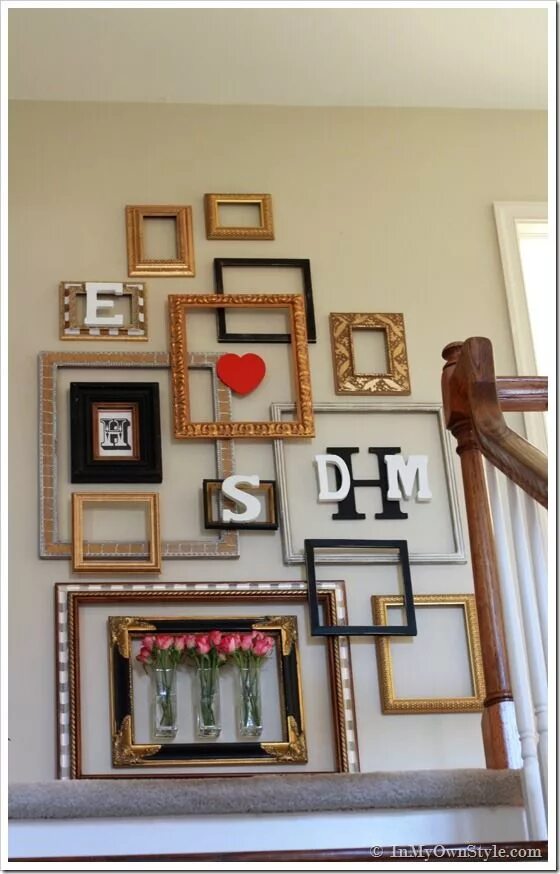 Поделки на стену фото Photo Gallery Wall Art Ideas Frames on wall, Frame wall decor, Gallery wall fram
