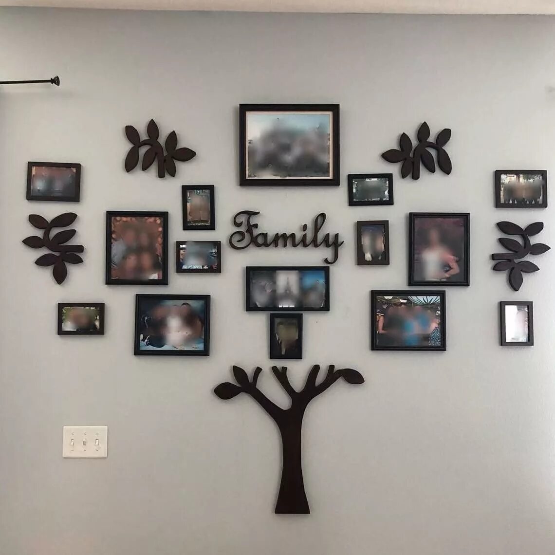 Поделки на стену фото image 0 Family tree wall decor, Family tree wall, Family tree wall art