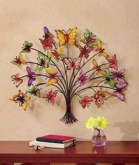 Поделки на стену фото Pin by Dhanashree J on Design Template Metal tree wall art, Tree wall art diy, B