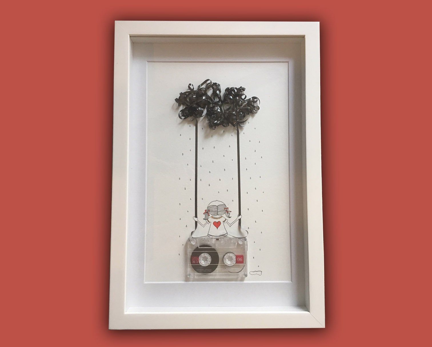 Поделки на стену фото Shadow Box Gifts Unique Handmade Gifts for Best Friend One - Etsy Canada Tape wa