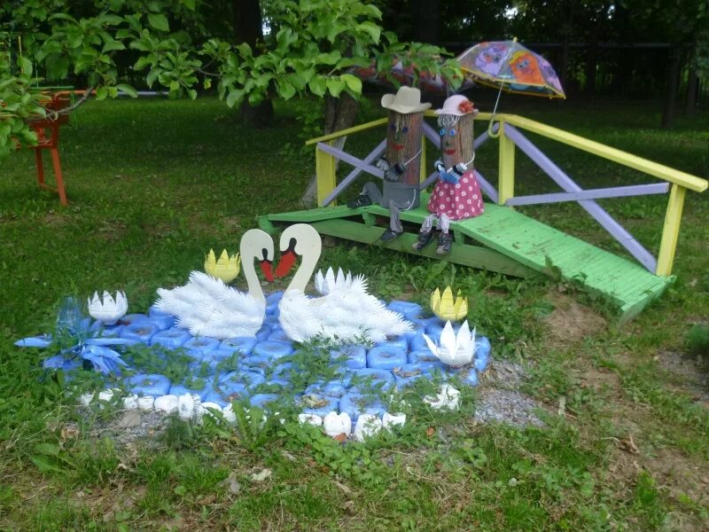 Поделки на участок своими руками фото Смотр-конкурс на лучшую подготовку к летней оздоровительной работе - Детский сад