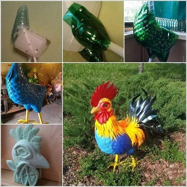 Поделки пластиковых бутылок фото 10 DIY Garden Creature Ideas Made from Recycled Materials Recycle plastic bottle