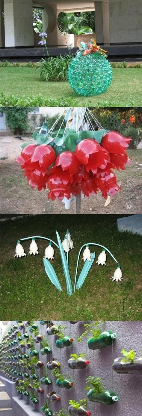 Поделки пластиковых бутылок фото Идеи на тему "Пластиковые бутылки" (23) пластиковые бутылки, искусство из пласти