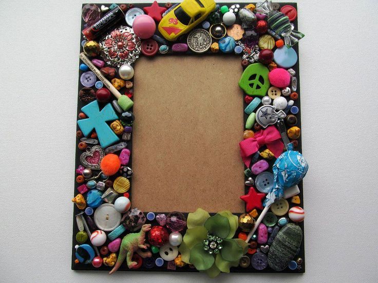 Поделки рамки для фото handmade photo frame craft project Molduras artesanais, Molduras caseiras, Moldu