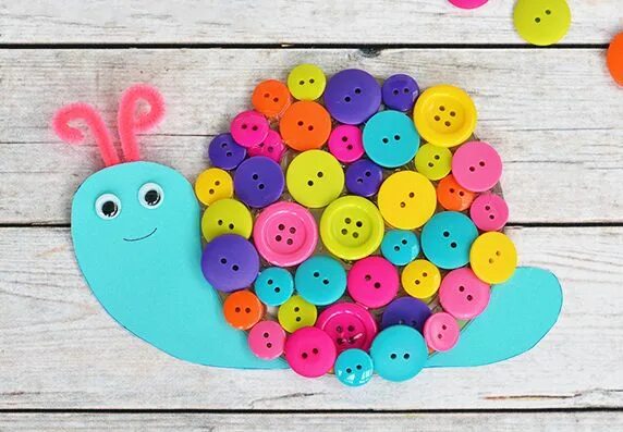 Поделки с детьми 6 лет фото Looking for a quick craft project to do with your kids this summer? Grab some bu