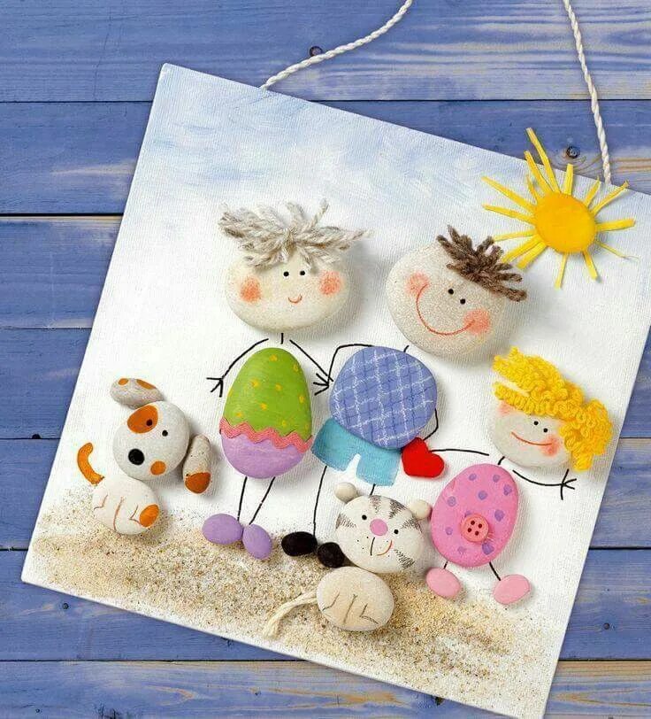 Поделки с детьми 6 лет фото Kids craft Kids crafts, Artigianato estivo, Arte e artigianato
