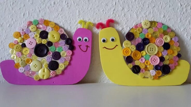 Поделки с фото одноклассников Aus alten CD`s was tolles basteln - Upcycling Quatsch-Matsch.de Schnecke basteln