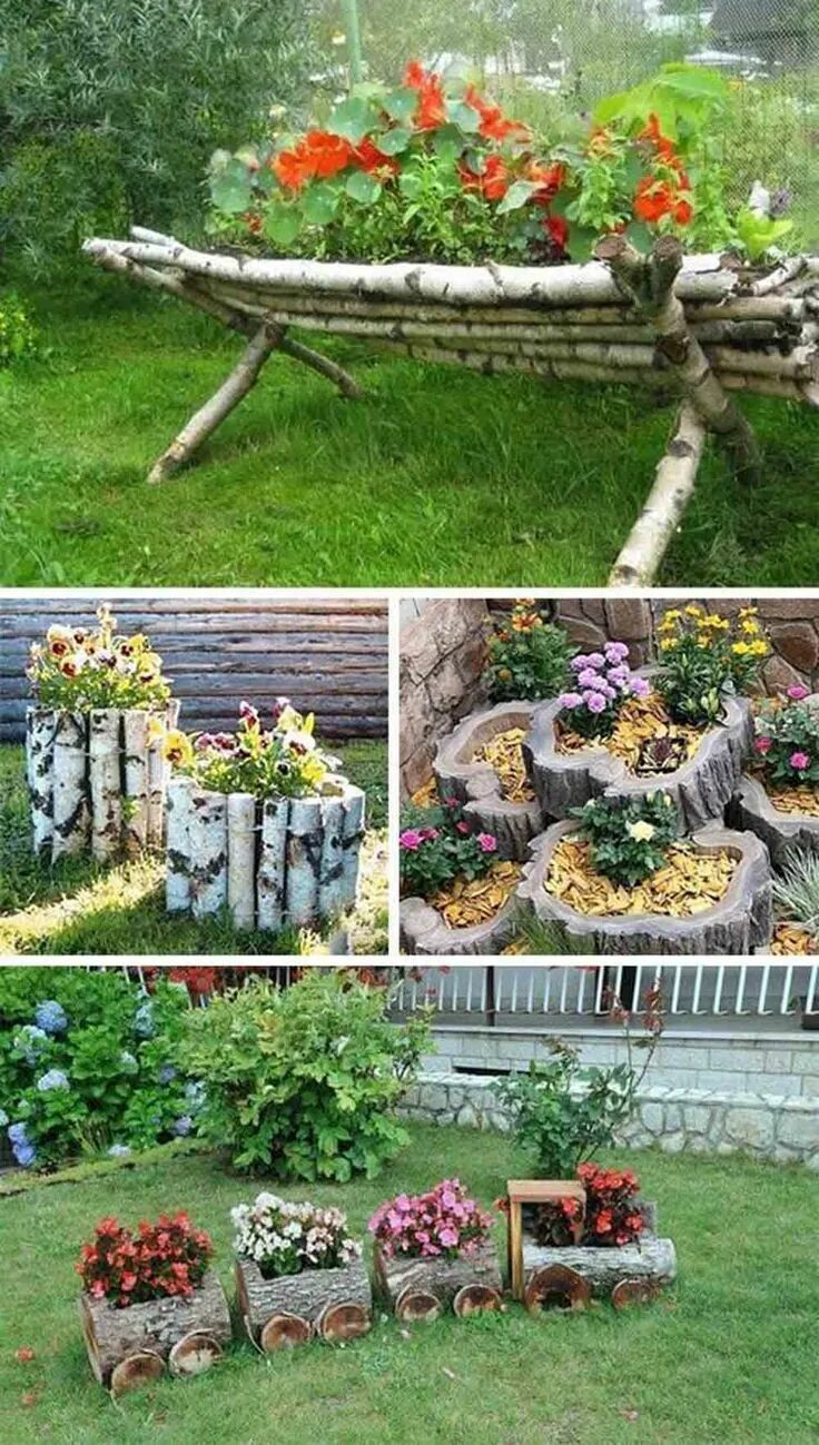 Поделки сад огород своими руками фото 25 Charming Farmhouse Spring Decorations to Beautify Your Front Porch - Creative