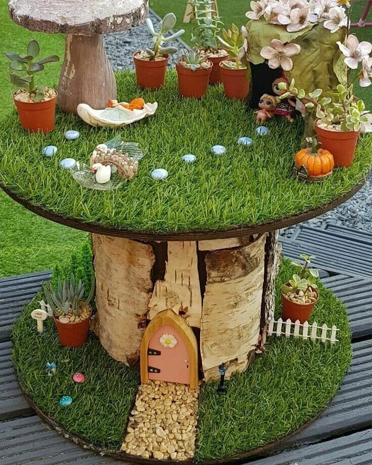 Поделки сада фото Instagram post by Artesanato Decoração * Mar 1, 2020 at 11:28pm UTC Fairy garden