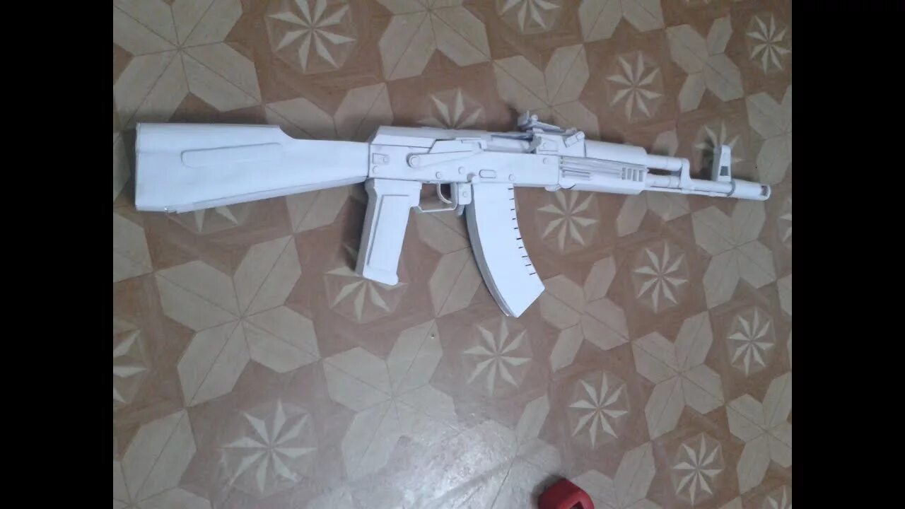 Поделки самоделки автомат из бумаги How to make a paper gun that shoots PAPER AK 47 - YouTube
