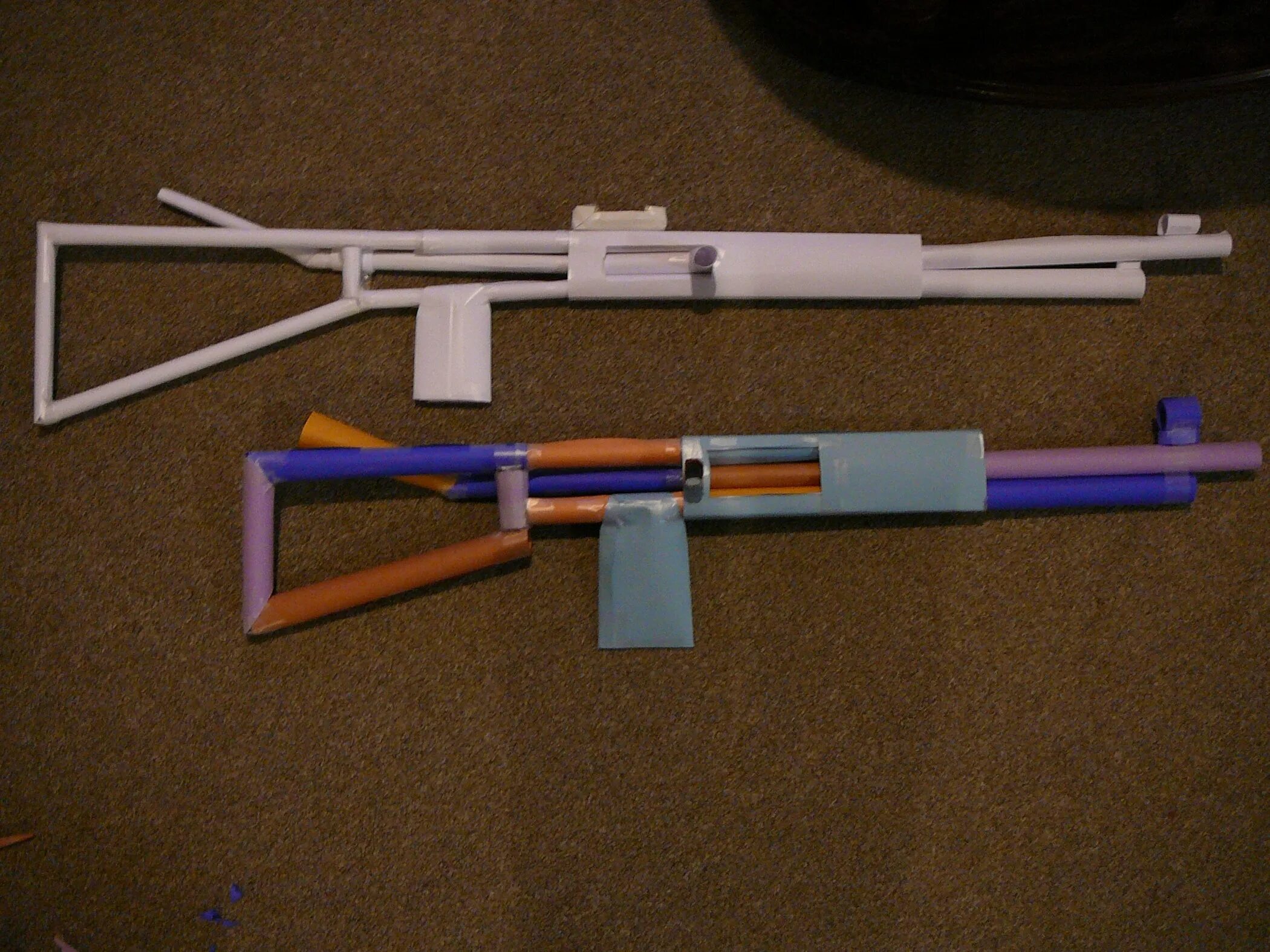 Поделки самоделки автомат из бумаги How to Make a Paper Machine Gun by Undermig : 6 Steps - Instructables