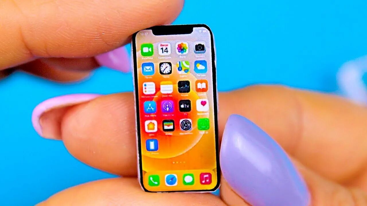 Поделки самоделки айфон Как сделать mini iPhone 12 Pro Max Diy Apple 12 unboxing mini phone - YouTube