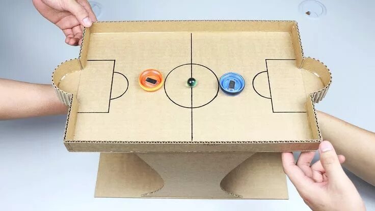 Поделки самоделки без бумаги How to Make Marble Desktop Challenge from Cardboard Kendin yap oyuncaklar, Oyunc