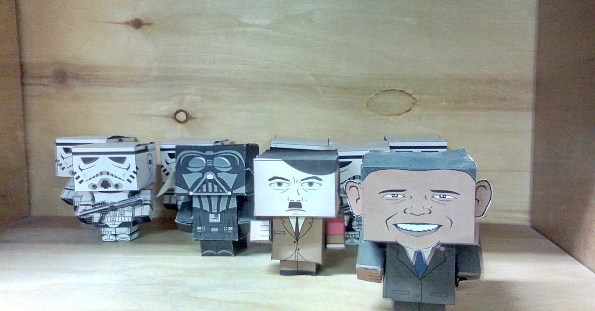 Поделки самоделки без клея Маленькая армия из cubeecraft Пикабу