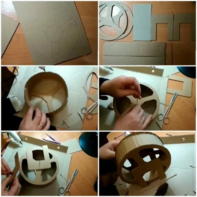 Поделки самоделки без клея и скотча Что можно сделать из коробки для хомяков 22 кота