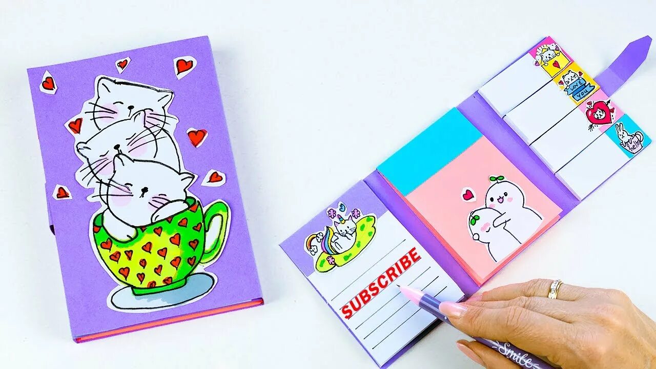 Поделки самоделки блокнот DIY Notebook Organizer Back to School How to make folder organizer Diy organizer