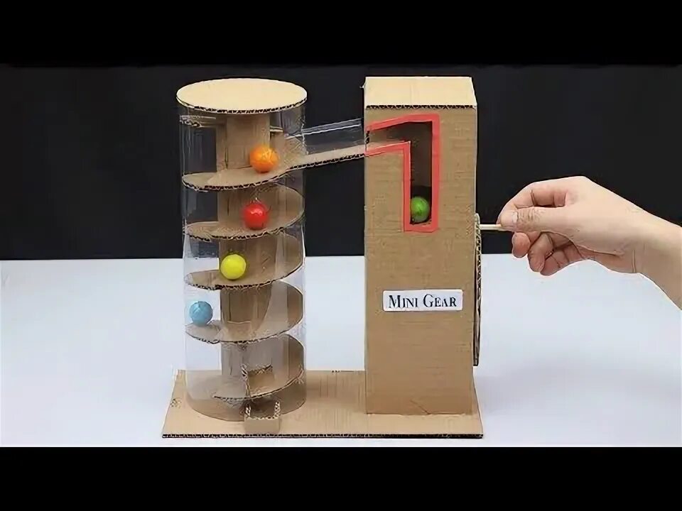 Поделки самоделки бокс Making Gumball Vending Machine Cardboard Diy gumball machine, Gumball, Cardboard