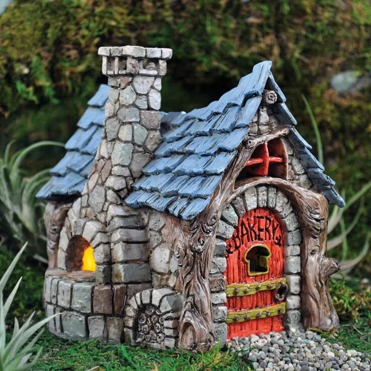 Поделки самоделки дома Fairy Garden Mini Bakery Miniature Supplies Accessories Etsy Fairy garden houses
