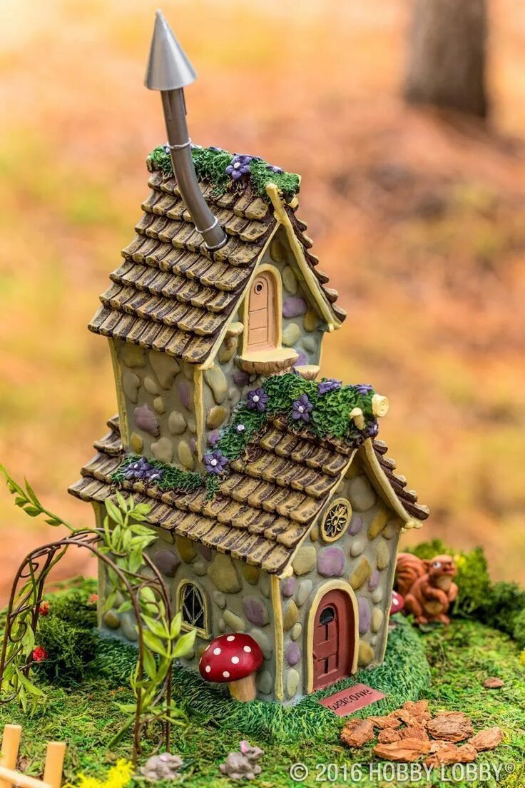 Поделки самоделки домик Pin auf Поделки Diy feengarten, Miniaturgarten, Feenhäuser