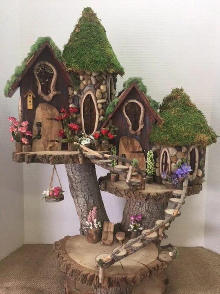 Поделки самоделки домик для лалафанфан 40 Beautiful Indoor Fairy Garden Ideas (15) - GARDENIDEAZ.COM Fairy garden craft