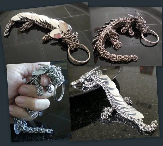 Поделки самоделки дракон на руку daisykreates: My Pet Dragon Pet dragon, Chain maille jewelry, Chainmail jewelry