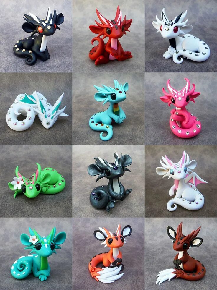 Поделки самоделки дракончики Dragon Sale June 28th Polymer clay crafts, Polymer clay dragon, Cute polymer cla