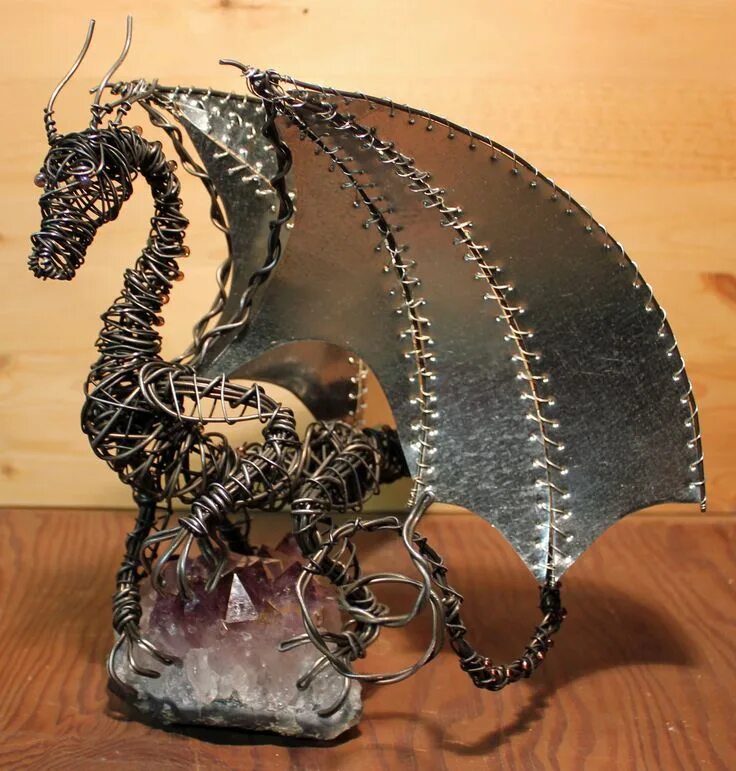Поделки самоделки дракончики Haywire Dragon Art Dragon art, Dragon sculpture, Dragon artwork