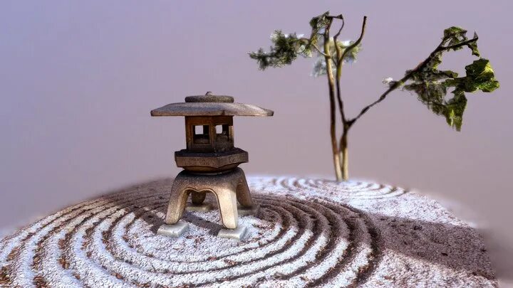 Поделки самоделки дзен Japanese Zen Garden - Buy Royalty Free 3D model by 3DSCANFR (sdrn) 165e574 - Ske