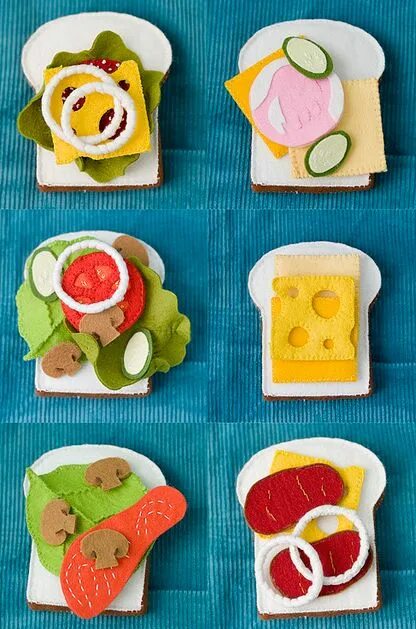 Поделки самоделки еда Felt Food Patterns (Link Love) - The Mombot Felt food patterns, Felt food, Felt 