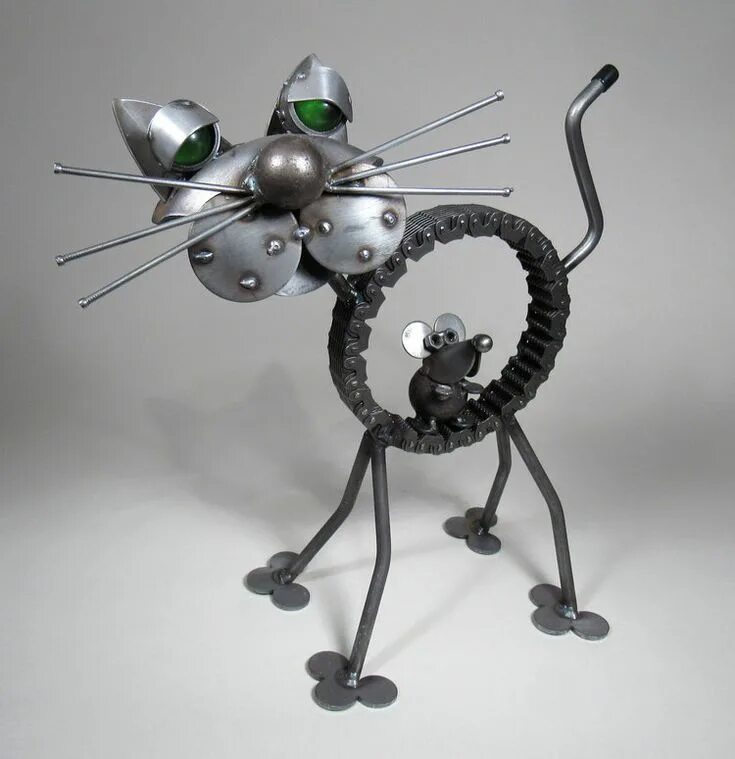 Поделки самоделки фото Scrap metal art, Metal sculpture, Metal art diy