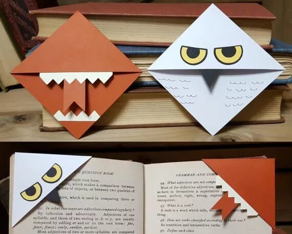 Поделки самоделки гарри поттер Harry Potter Inspired Corner Bookmarks Set of by TheSeedyMerchant Harry potter p