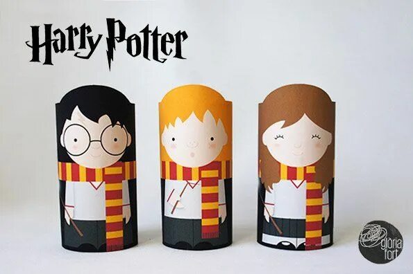 Поделки самоделки гарри поттер HARRY POTTER paper games Illustrations Creative Market