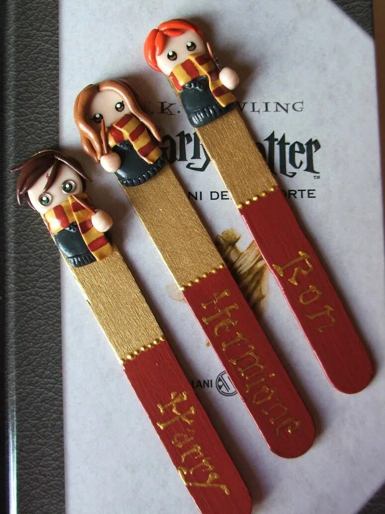 Поделки самоделки гарри поттер Bookmarks HarryPotter by Libellulina Harry potter crafts, Harry potter diy, Harr