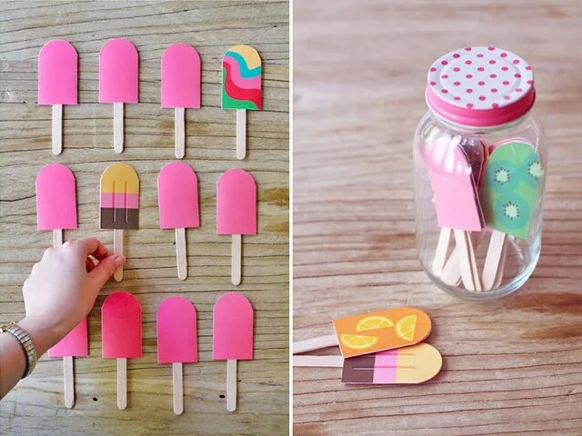 Поделки самоделки игры своими руками DIY popsicle memory game Jeu de memory, Jeux de mémoire, Diy enfant