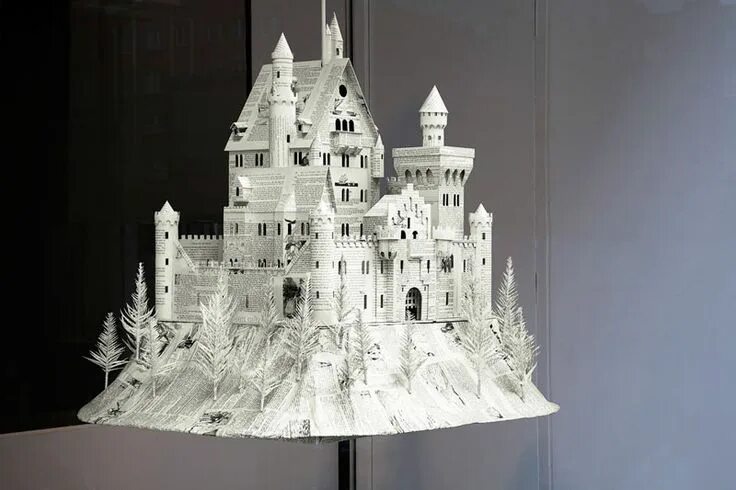 Поделки самоделки из белой бумаги 30 Incredible Hand Crafted Art works and Sculptures by Kyle Bean Paper castle, P