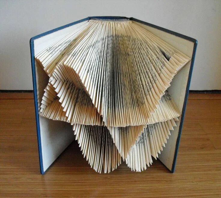 Поделки самоделки из бумаги книга Sine and cosine by schaduwlichtje Book sculpture, Book folding, Folded book art
