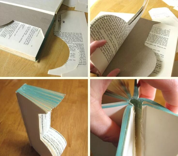 Поделки самоделки из бумаги книга lillyella: Crafting: Book Vases Book crafts, Book page crafts, Folded book art