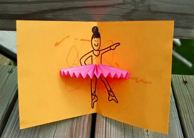 Поделки самоделки из бумаги открытка Pin by Veronica Chin on DIY Craft projects for kids, Pop up cards, Paper crafts